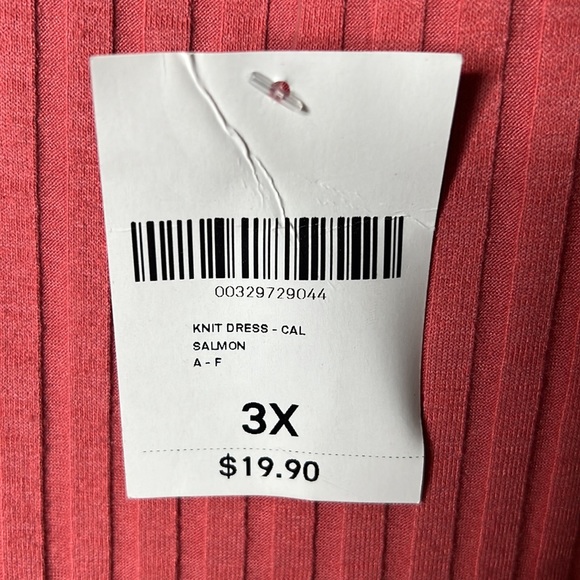 BOGO NWT Forever 21 + Plus Size Pink Dress with Buttons size 3X - Picture 4 of 4